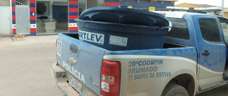 Polícia recupera produto furtado na Fazenda Cachoeirinha em Barra da Estiva