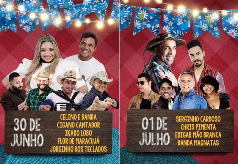 Prefeitura de Brumado divulga atrações que vão se apresentar no São Pedro dos Olhos D'água 