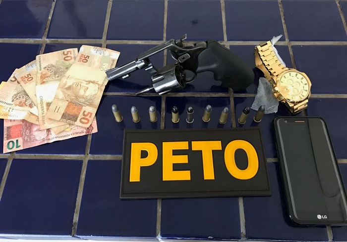 34ª CIPM prende mais um indivíduo por porte ilegal de arma de fogo em Brumado