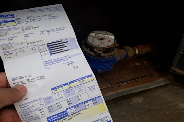 Reajuste na conta de água e esgoto na Bahia gera ação na Justiça