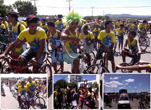 No Dia do Trabalhador guanambienses se unem no maior passeio ciclístico do mundo
