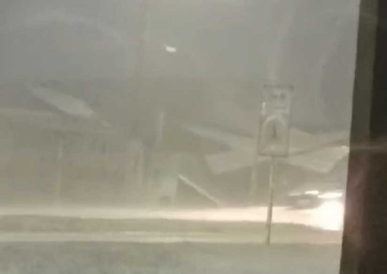 Ventos fortes e chuva de granizo atingem Vitória da Conquista