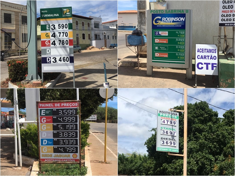 Brumado se destaca com gasolina mais cara da região; em Aracatu o preço é bem inferior