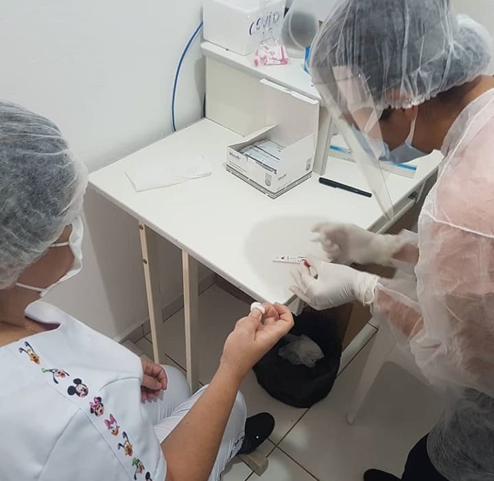 Rio do Antônio: Profissionais de Saúde do distrito de Ibitira são submetidos a teste rápido para Covid-19 
