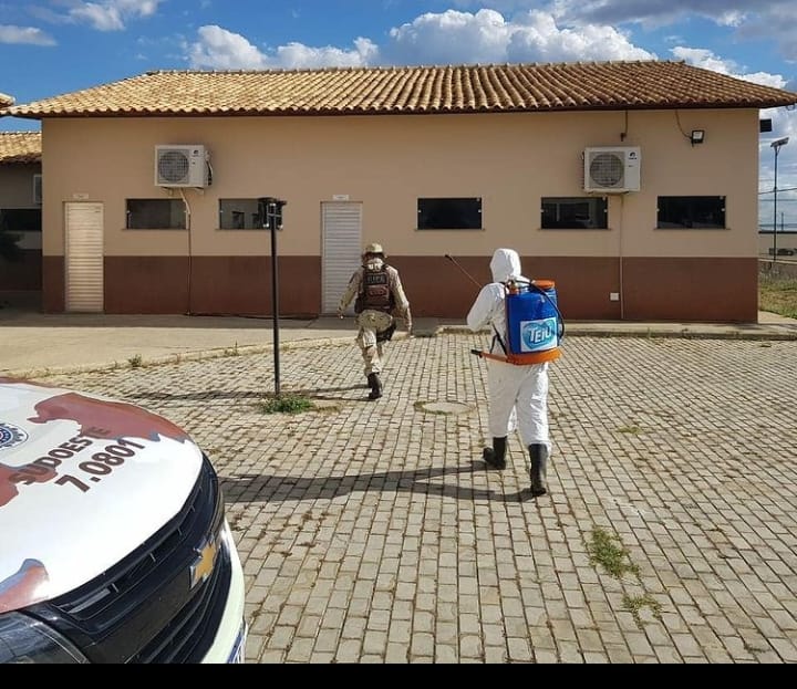 Cipe Sudoeste realiza desinfecção das instalações e equipamentos 