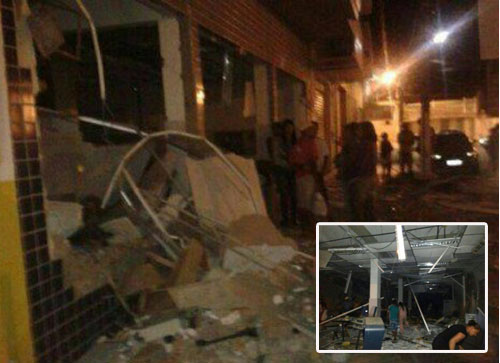 Quadrilhas explodem o BB de Ibicuí e Nova Itarana