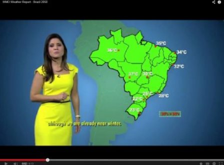Temperaturas acima de 30° é o que mostra vídeo da ONU para o Brasil em 2050