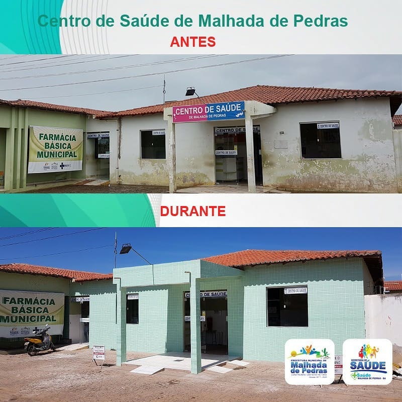 Malhada de Pedra: Centro Municipal de Saúde está sendo ampliado 