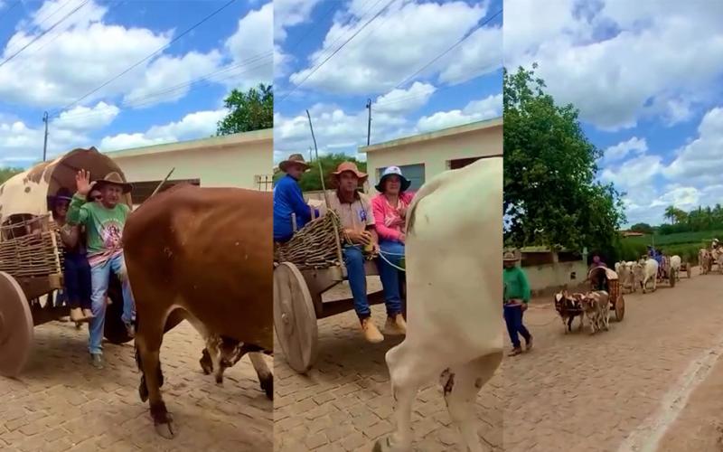 Com apoio da prefeitura, tradição da Carreata de Carro de Boi de Rio do Antônio chega a 10ª Edição