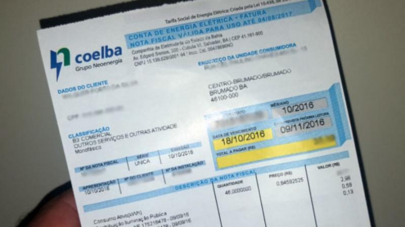 Conta de luz terá cobrança extra a partir desta terça (01)