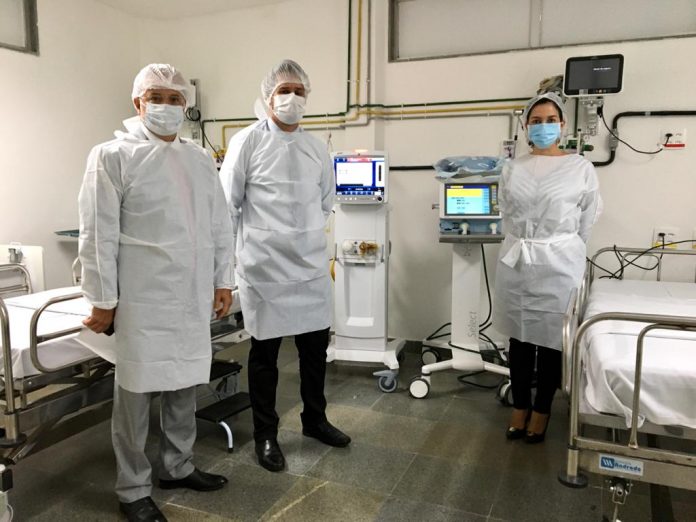 Covid-19: Hospitais da Chapada e Sudoeste recebem respiradores para novos leitos de UTI