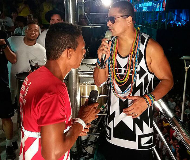 Carnaval: Gari realiza sonho de subir no trio para cantar com Xanddy
