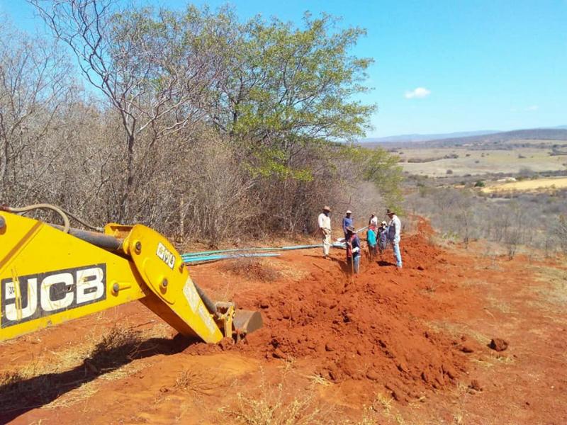 Guajeru: Construção do Sistema simplificado de abastecimento de água da comunidade de furna está em fase final