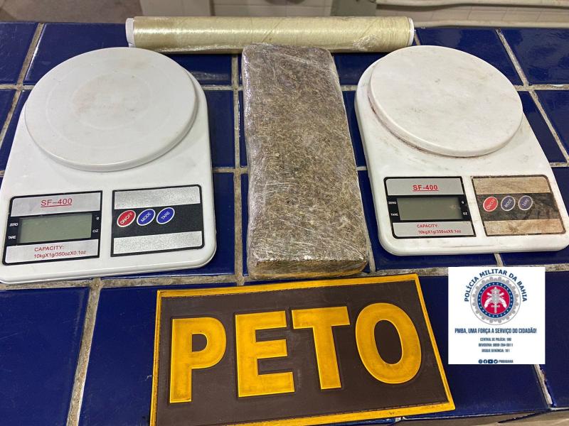 Maconha é apreendida pelo polícia militar em casa abandonada em Brumado