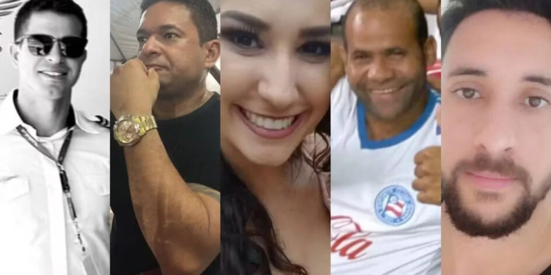 Três dos cinco mortos em queda de avião são baianos; conheça vítimas