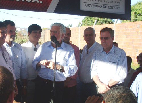 Governador do Estado faz inaugurações na cidade