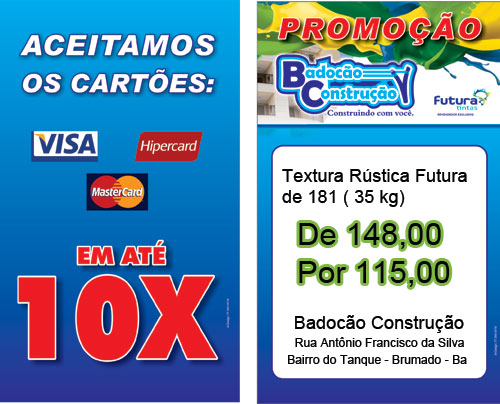 O Badocão construção tem promoção para você