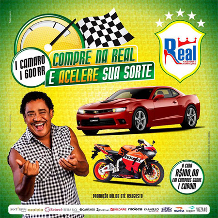 Compre na Real e acelere sua sorte