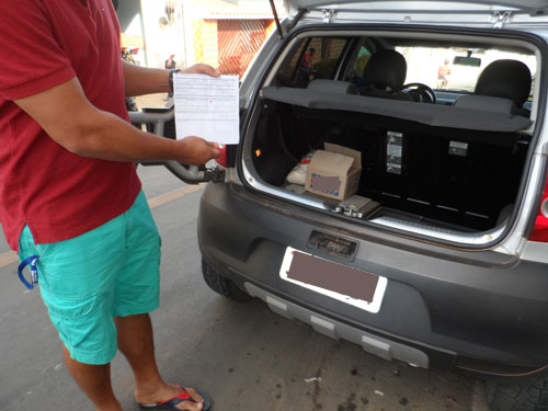 Maetinguense é multado em Aracatú por estar com som em alto volume, no entanto, Jamais teve som instalado em seu veículo