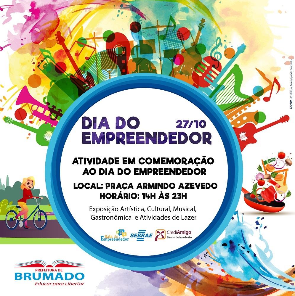 Brumado irá comemorar Dia do Empreendedor com atividades culturais