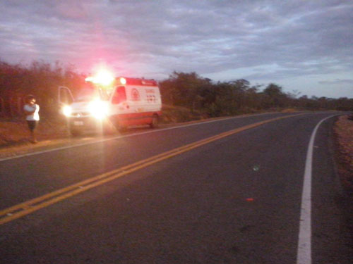 Homem é atropelado na BA - 623, trecho entre Maetinga e Vila Mariana
