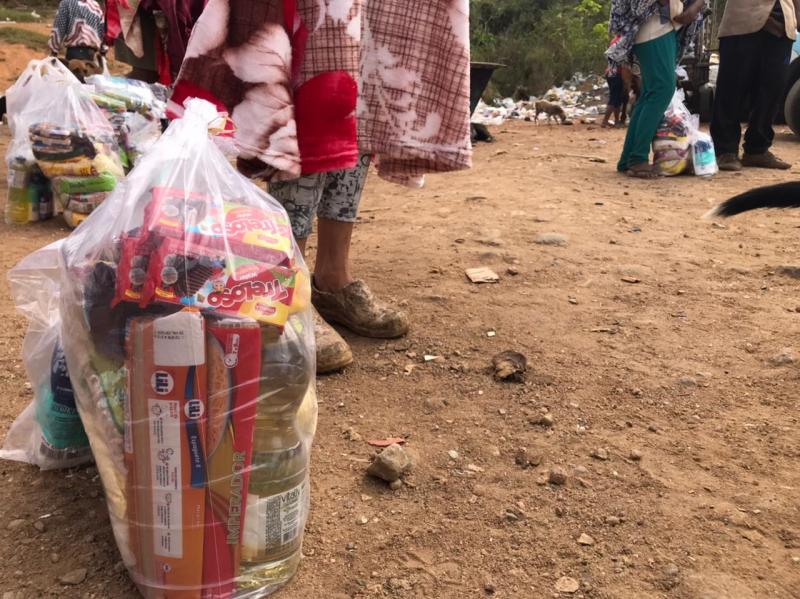 Patrulha Solidária abastece despensa de recicladores