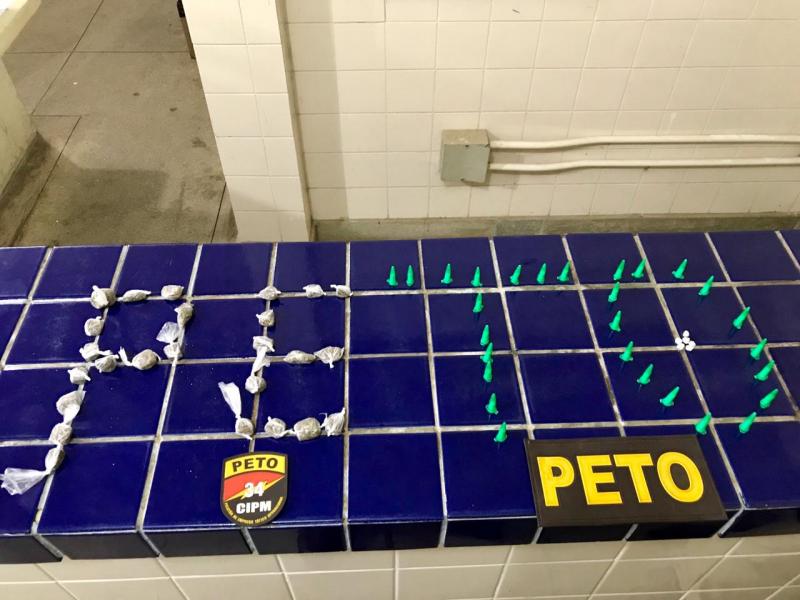 Polícia faz apreensão de drogas no Bairro Irmã Dulce em Brumado