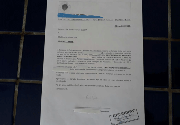 Estande de tiros em Brumado é Alvo da Polícia Federal e cinco pessoas conduzidas à delegacia; organizador esclarece o ocorrido