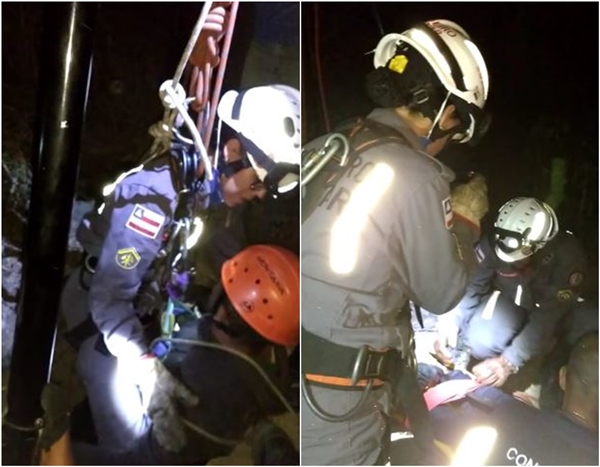 Vitória da Conquista: Homem cai em cisterna, sobrevive e é resgatado pelo Corpo de Bombeiros