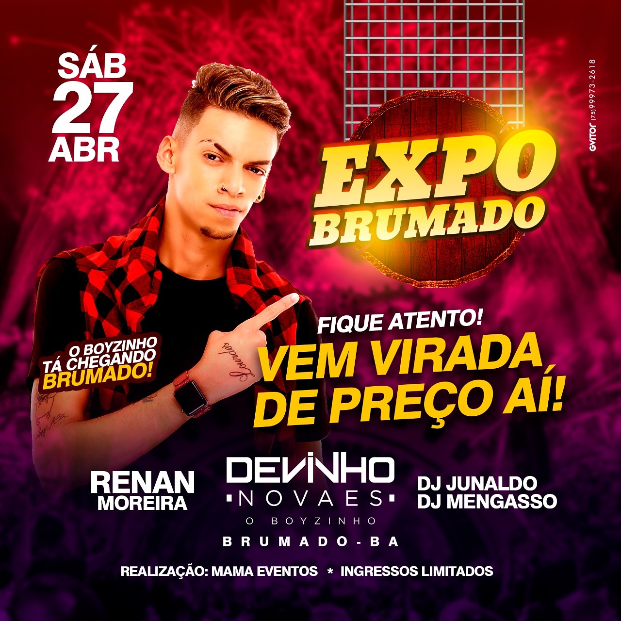 Produção do “Alô Dono do Bar” informa mudança no local do evento graças ao sucesso nas vendas
