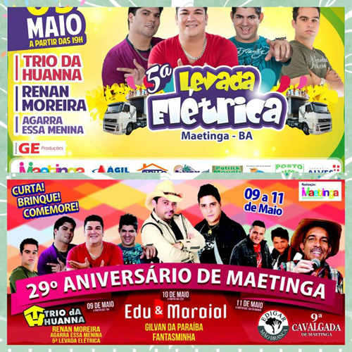 Fim de Semana de com muita festa em Maetinga