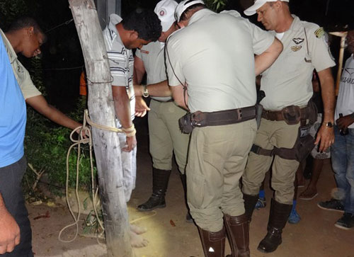 Motorista é amarrado após provocar acidente em Barreiras