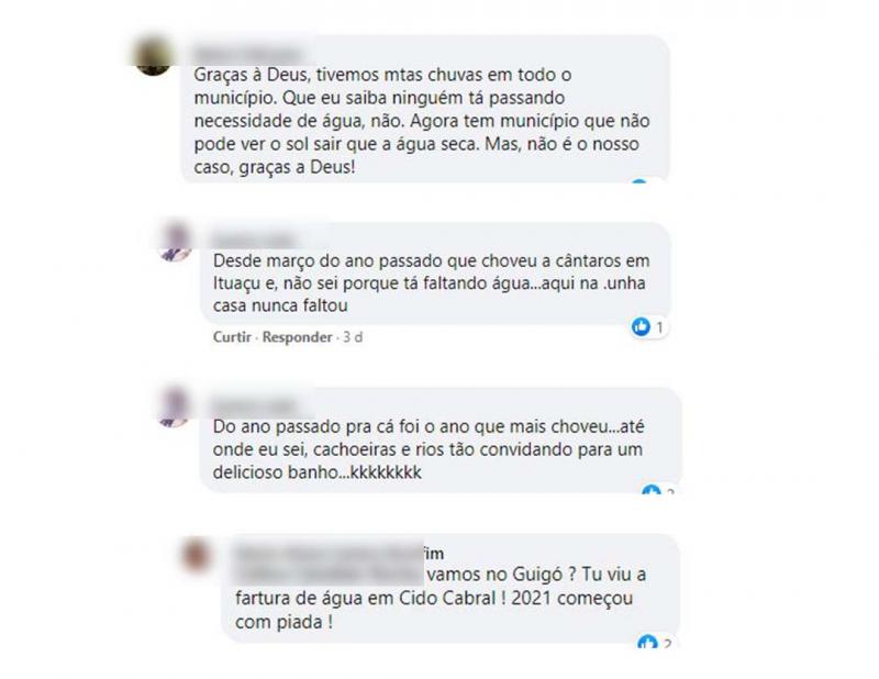 Mesmo com rios cheios e farta chuva, prefeito de Ituaçu decreta situação de Emergência por conta de Estiagem, população contesta nas redes sociais
