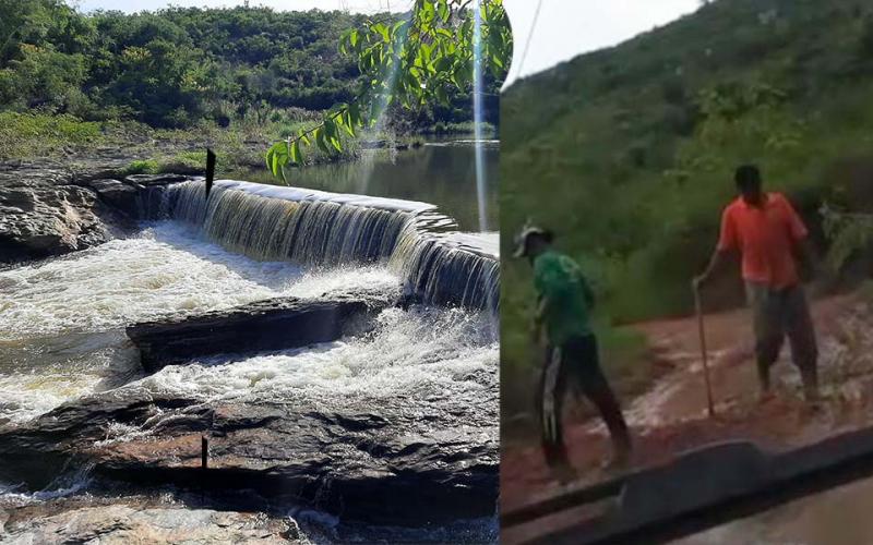 Mesmo com rios cheios e farta chuva, prefeito de Ituaçu decreta situação de Emergência por conta de Estiagem, população contesta nas redes sociais