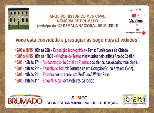 '12ª Semana de Museus', edição 2014