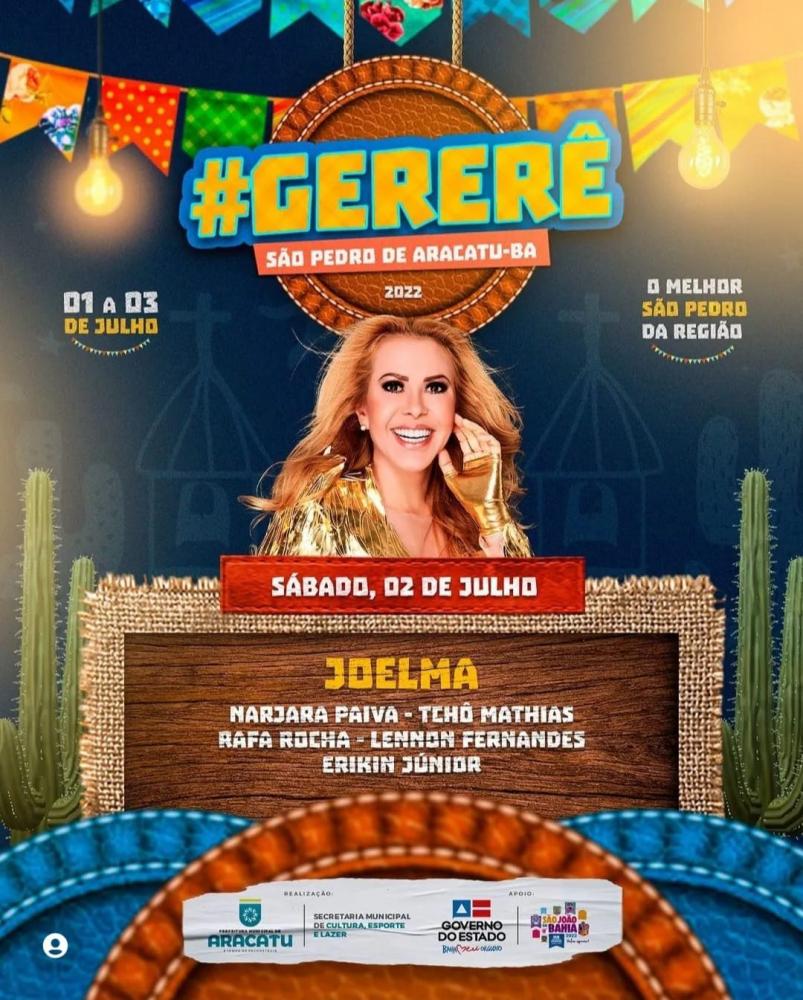 Prefeitura de Aracatu divulga grade completa do São Pedro