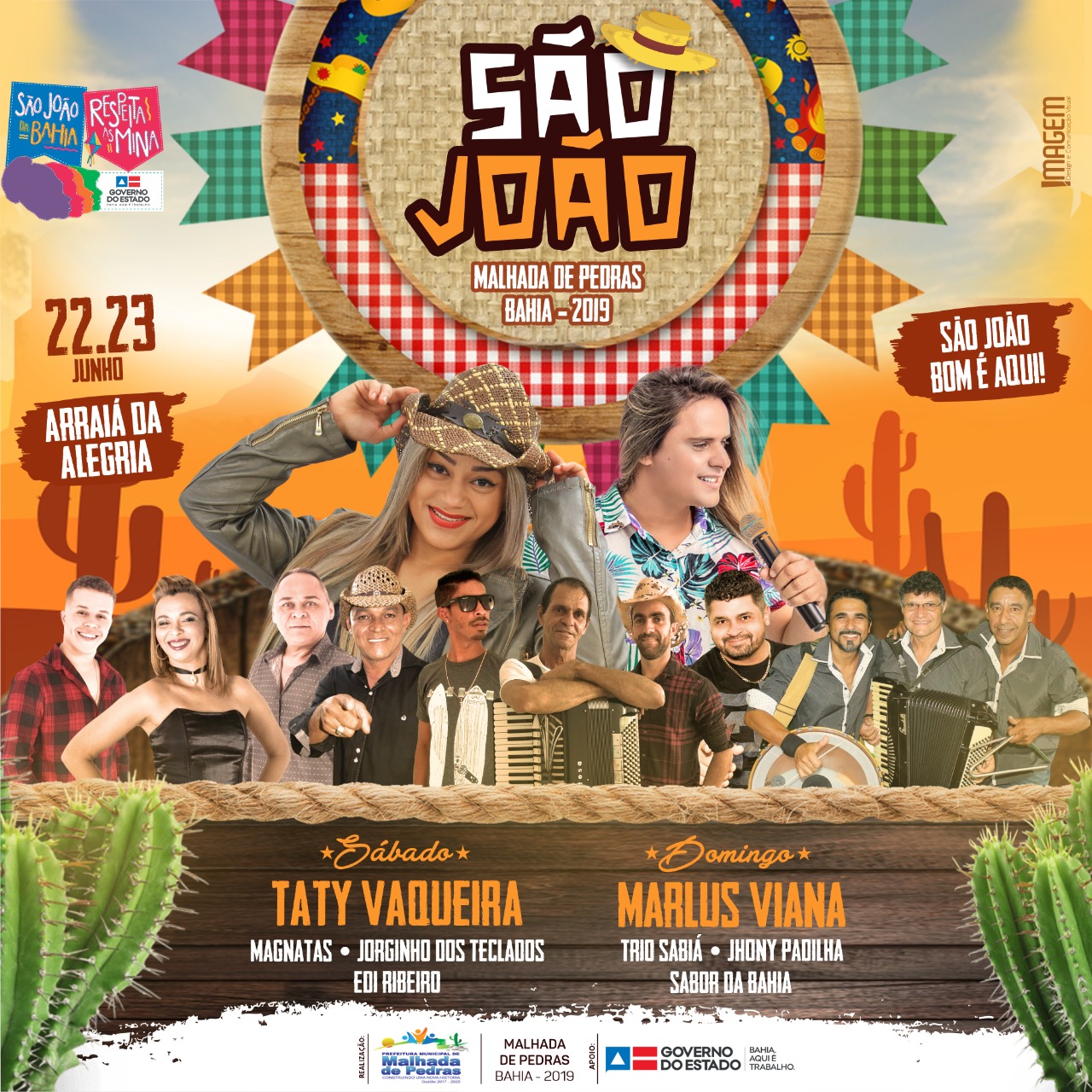 Festejos de São João de Malhada de Pedras começam neste sábado, confira a programação