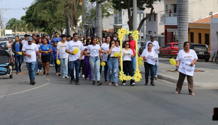 Aracatu realiza caminhada pela prevenção do suicídio