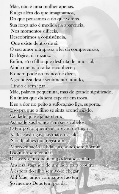 Parabéns a todas as mães pelo seu dia 