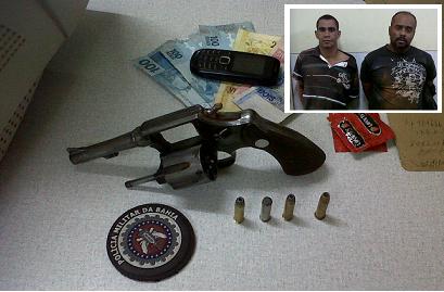 Criminalidade em queda livre, dois homens são presos após tentativa de assalto