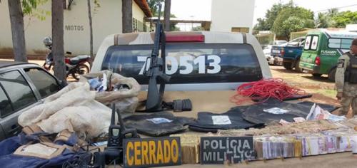 Um morto e dois feridos em confronto entre CIPE/Cerrado e assaltantes de banco