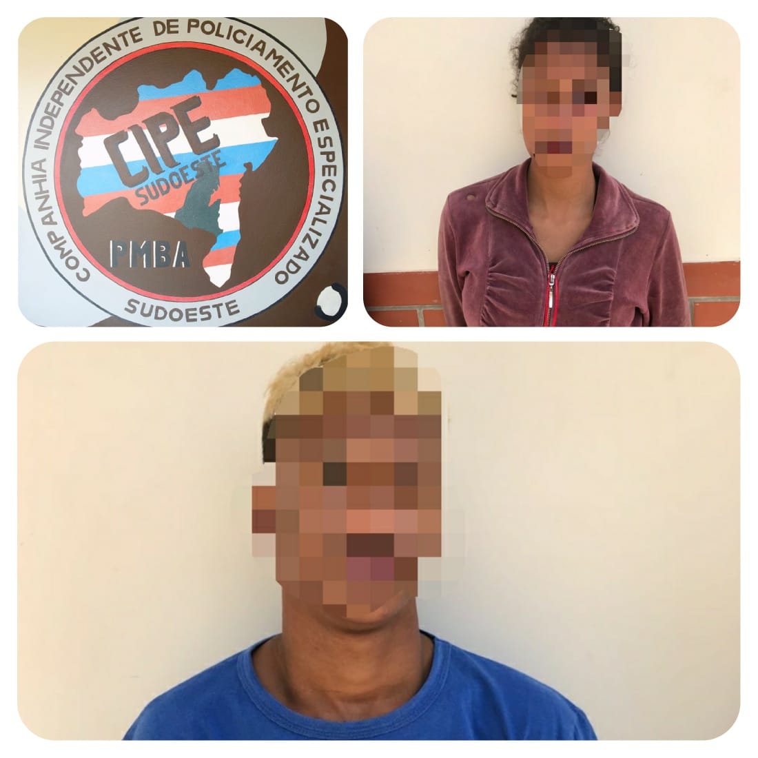 Uma pessoa é presa e dois menores apreendidos por tráfico de drogas em Aracatu