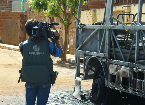 Após repercussão da ação da polícia TV Sudoeste grava matéria na cidade