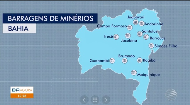 Monitoramento de barragens de rejeitos será intensificado na Bahia após tragédia em Minas Gerais
