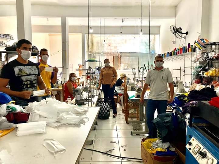 Brumado: Malharia Todo Estilo produz grande quantida de máscaras para serem doadas para o HMPMN