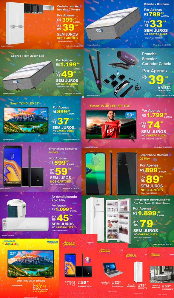 PUBLICIDADE: Nesta quarta-feira tem ofertas jamais vistas em Brumado na Ressaca de Carnaval do Magazine Luiza