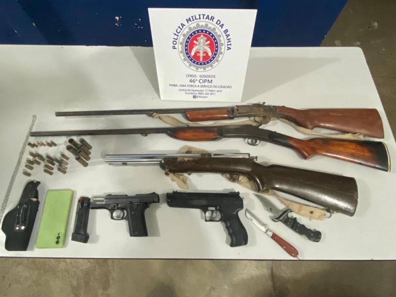 Homem é preso ao atirar contra carreata em Livramento de Nossa Senhora