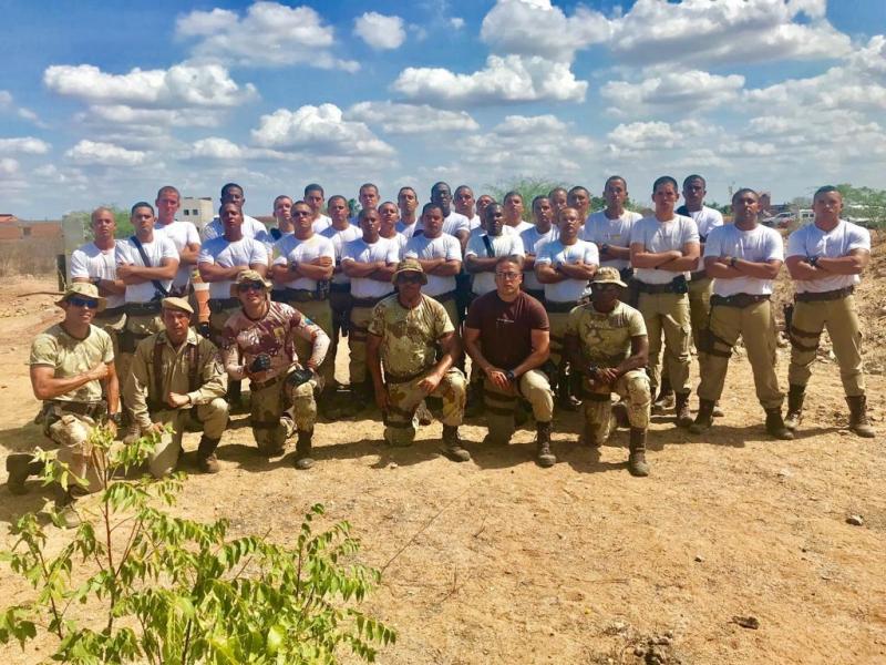Major Adriano Souza Dias promove curso de soldados em seu novo comando na Cipe Caatinga