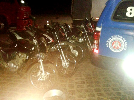 Motos roubadas em Brumado, e outras cidades do interior são recuperadas pela PM 