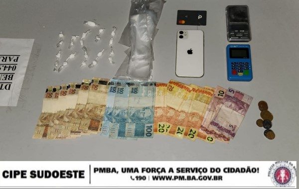 Homem é preso acusado de tráfico de drogas em Guanambi